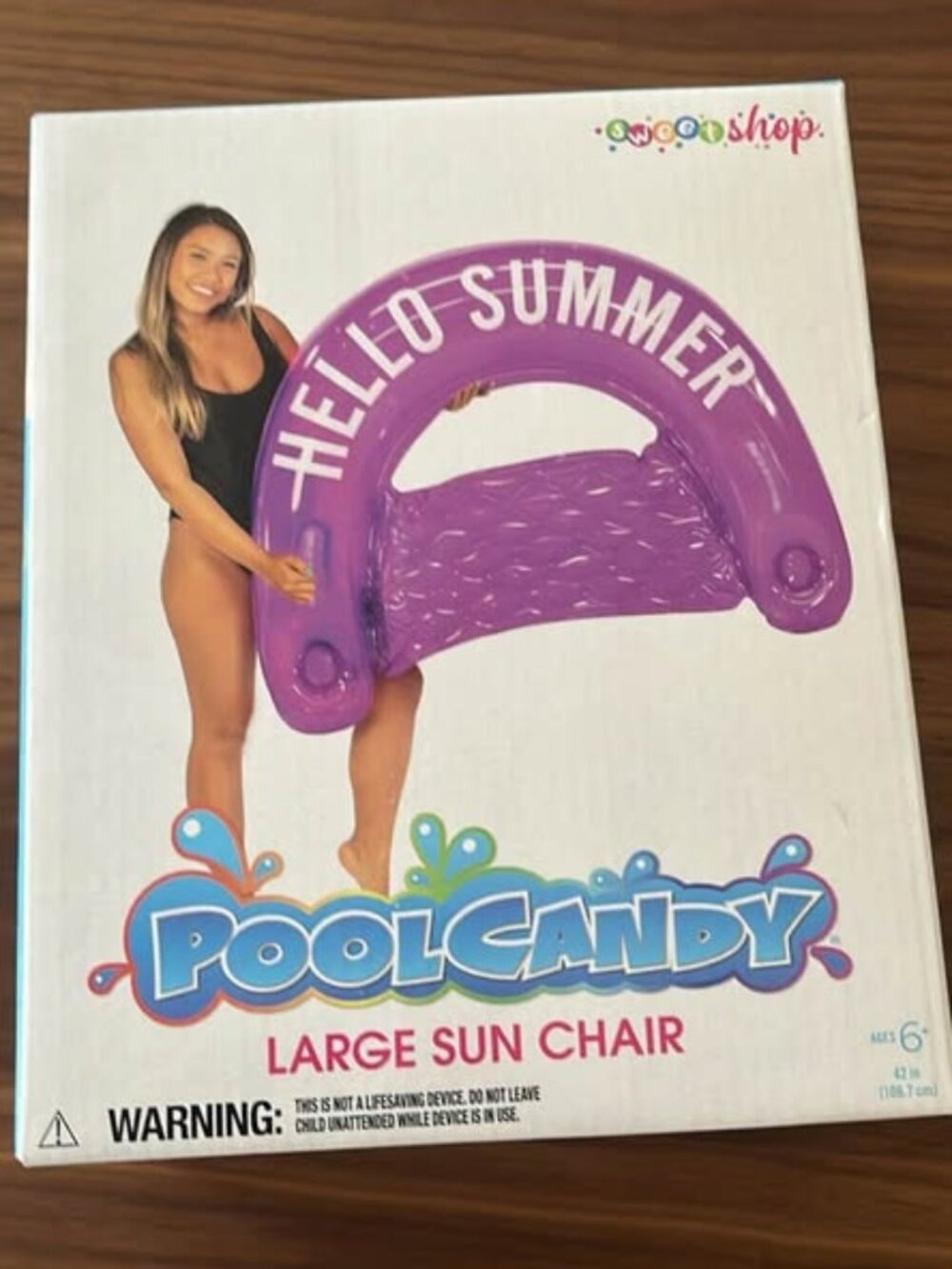 Brand new in sealed box: inflatable chair water toy